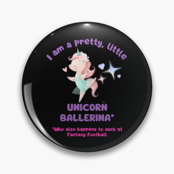 Item preview, Last Place Fantasy Football Unicorn Ballerina designed and sold by AlpacaSmokes.
