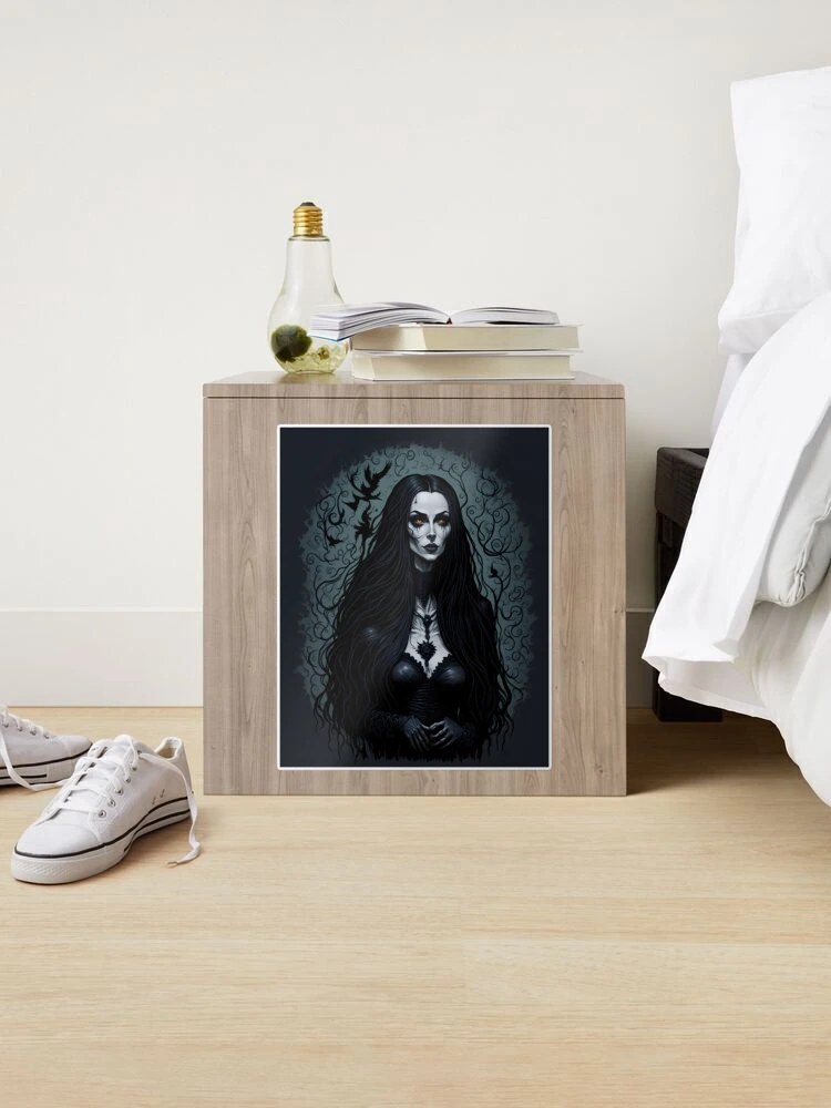 Gothic Lady Portrait Vampire Dark Art Sticker for Sale by