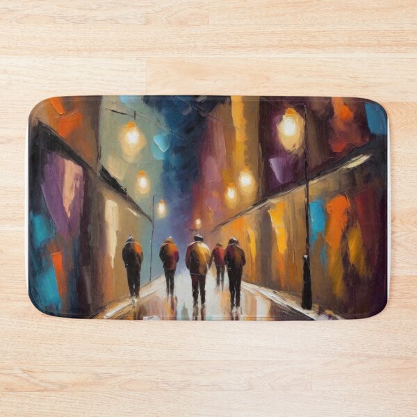 Item preview, People Walking at Night designed and sold by kultomatic.