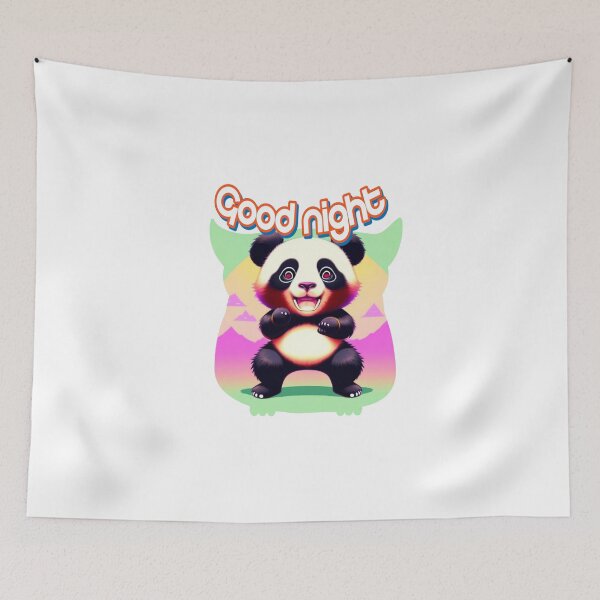 Item preview, Panda Good night  designed and sold by No Talk Studio .