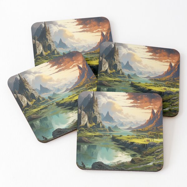 Item preview, Fantasy Landscape designed and sold by FalconFeatherDn.