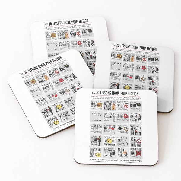 Item preview, 20 Lessons from Pulp Tarantino designed and sold by TKsuited.