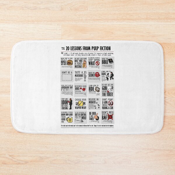 Item preview, 20 Lessons from Pulp Tarantino designed and sold by TKsuited.