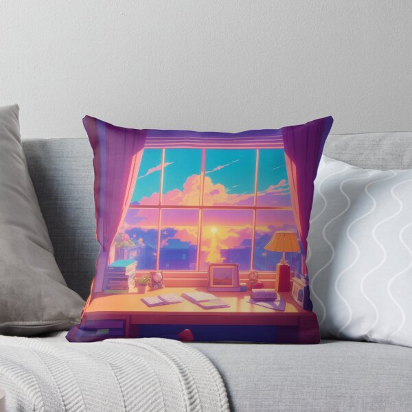 Item preview, Retro Anime Study Nook designed and sold by pattern-atelier.