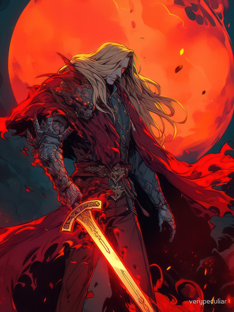 Discover Alucard Castlevania Merchandise: Premium Quality T-Shirts and More Inspired by Netflix&apos;s Hit Anime Series | iPhone Case