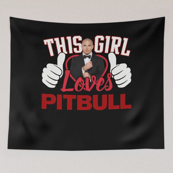 Item preview, This Girl Love Pitbull designed and sold by ArtChicSebas.