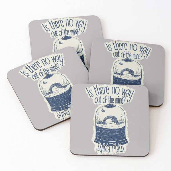 Item preview, Is There No Way Out Of The Mind Sylvia Plath Quote designed and sold by artsy78.
