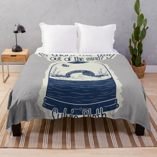 Item preview, Is There No Way Out Of The Mind Sylvia Plath Quote designed and sold by artsy78.