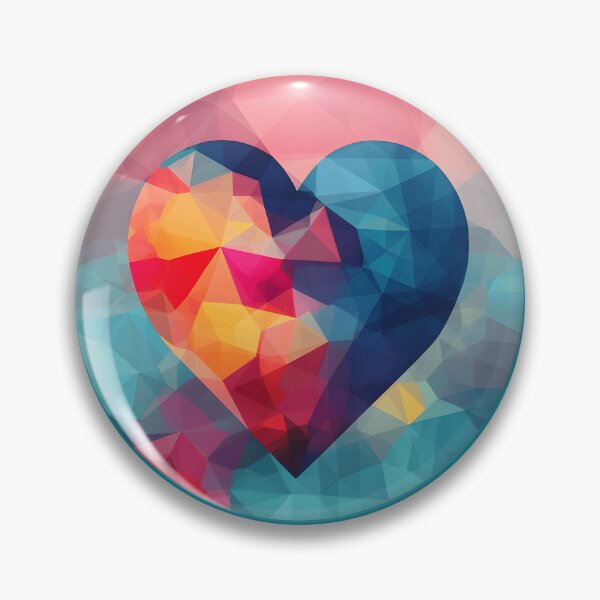 Item preview, Colorful heart artwork designed and sold by HaraldDesigns.