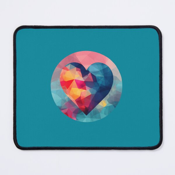 Item preview, Colorful heart artwork designed and sold by HaraldDesigns.