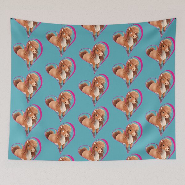 Item preview, Playful Pony In A Heart designed and sold by HouseOfRosy.