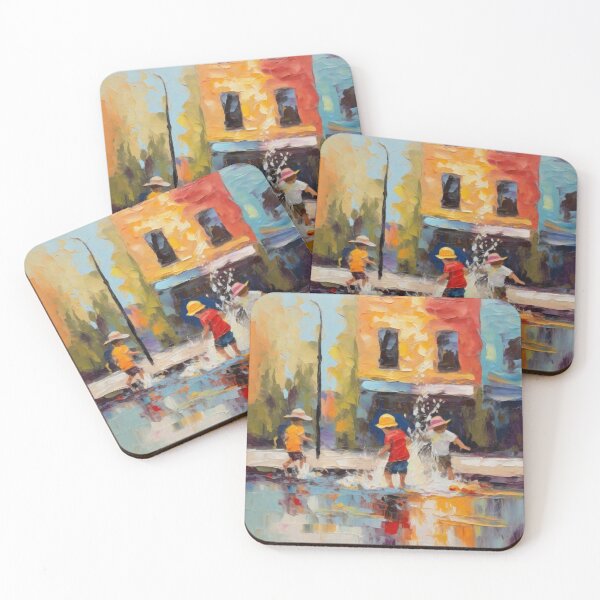 Item preview, Splashing Children designed and sold by kultomatic.