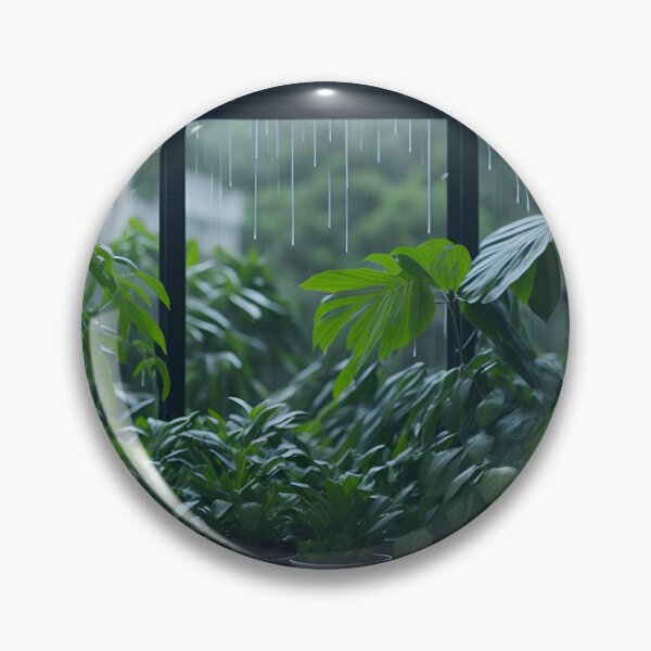 Item preview, Rainy Retreat with Lush Greens designed and sold by pattern-atelier.