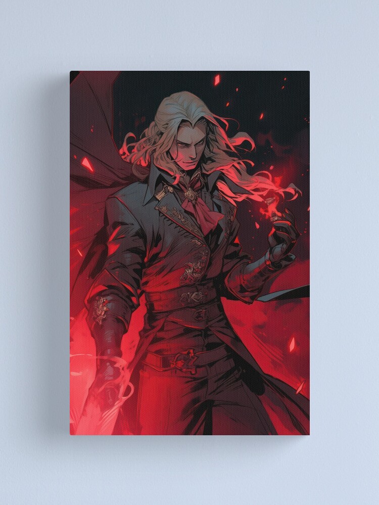 Disover Alucard Castlevania Merchandise (2): Premium Quality T-Shirts and More Inspired by Netflix&apos;s Hit Anime Series | Canvas Print