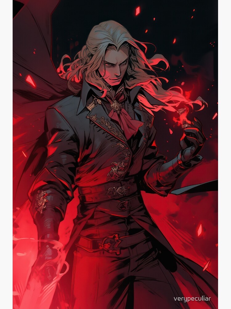 Disover Alucard Castlevania Merchandise (2): Premium Quality T-Shirts and More Inspired by Netflix&apos;s Hit Anime Series | Canvas Print