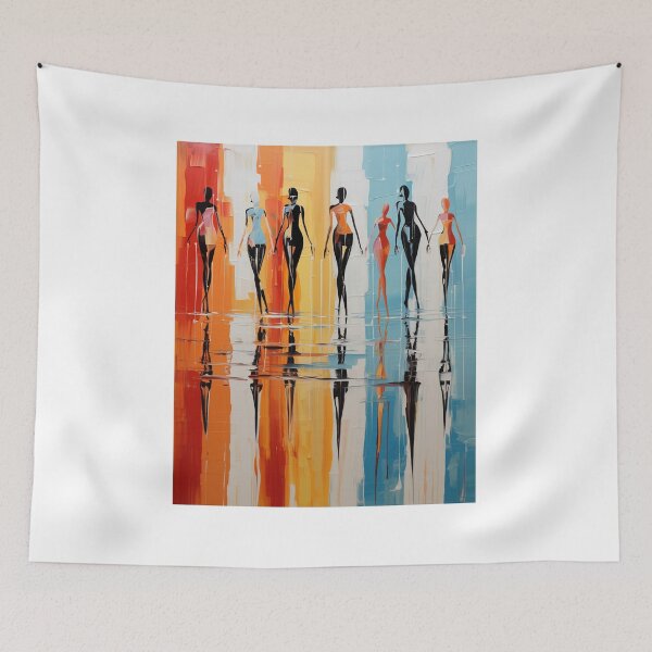 Item preview, The Colourful Dancing Girls designed and sold by KingAbyss.
