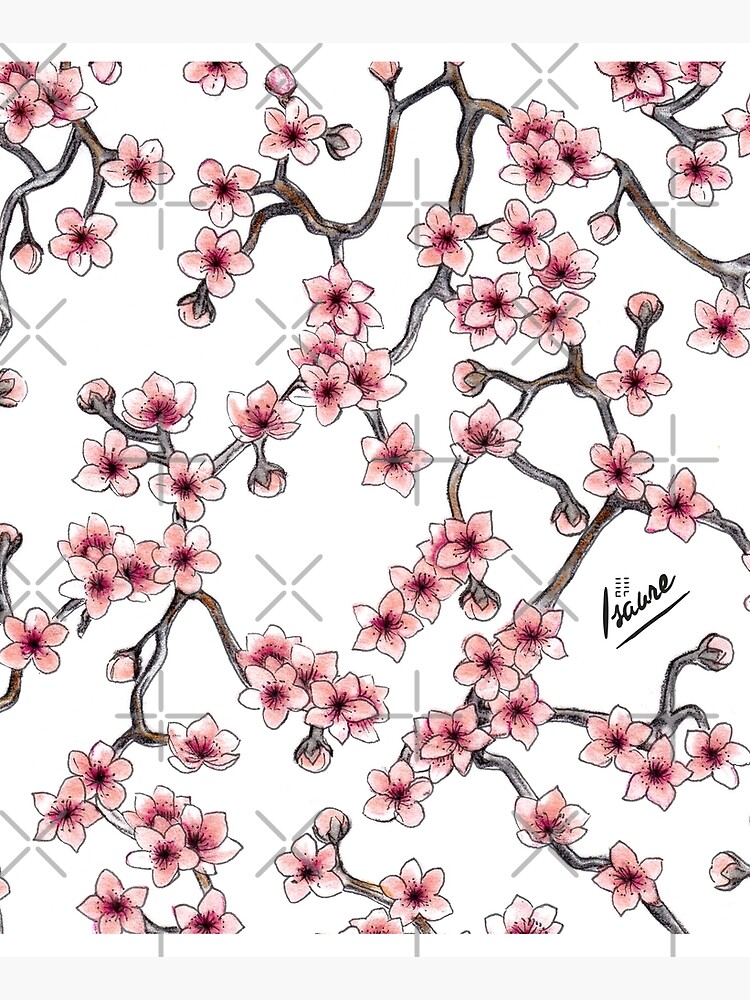 Aperçu 6 sur 6. Tablier avec l'œuvre SAKURA créée et vendue par IsaureEcartfixe.