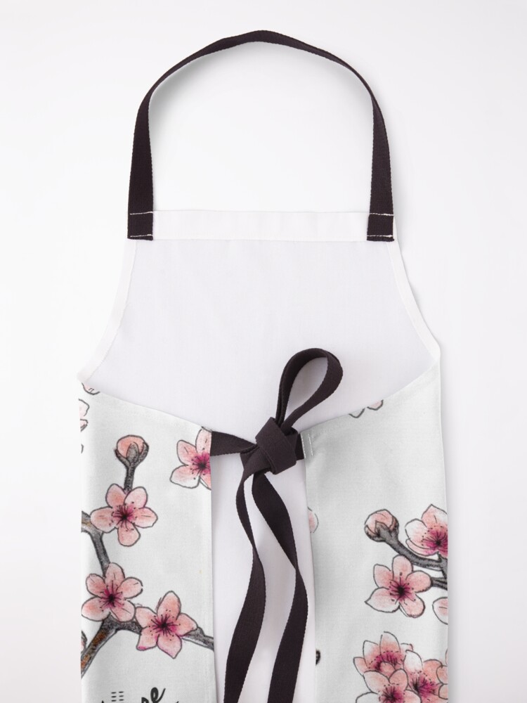 Aperçu 5 sur 6. Tablier avec l'œuvre SAKURA créée et vendue par IsaureEcartfixe.