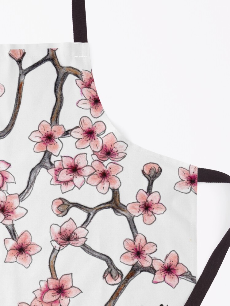 Aperçu 3 sur 6. Tablier avec l'œuvre SAKURA créée et vendue par IsaureEcartfixe.