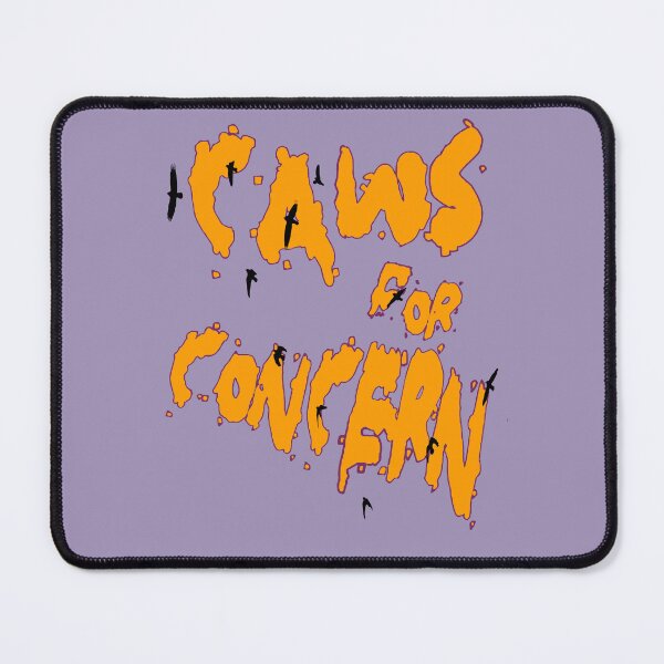 Item preview, Halloween Ravens Caws For Concern Fun Pun Orange Quote designed and sold by taiche.