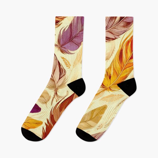 Item preview, Feathers - Rust, lavender, beige, cream, gold designed and sold by Highlandkings.
