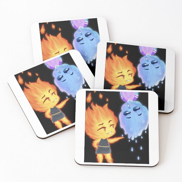 Item preview, Fire Yoongi and Water Jimin designed and sold by Hirushi Gunathilaka.