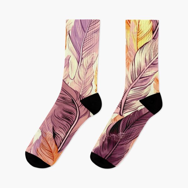 Item preview, Feathers - Rust, lavender, beige, cream, gold 2 designed and sold by Highlandkings.