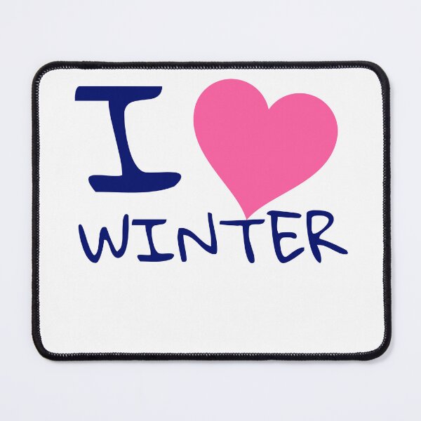 Item preview, I love winter designed and sold by IDstore.