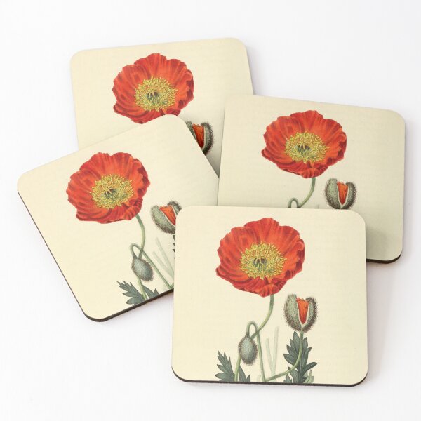 Item preview, Flora Conspicua - wild Poppy Flowers designed and sold by dooing-doodles.