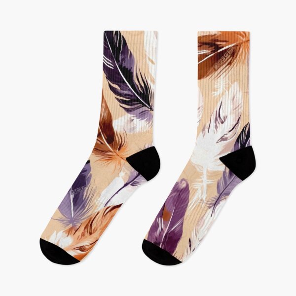Item preview, Feathers - Rust, lavender, beige, cream, silver 2 designed and sold by Highlandkings.