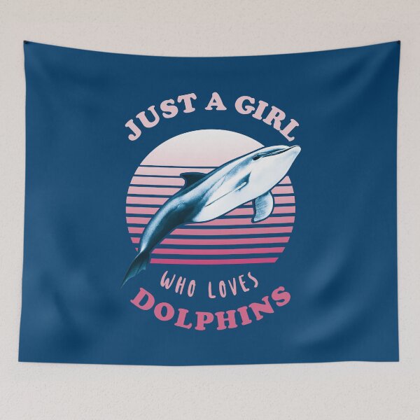 Item preview, Just A Girl Who Loves Dolphins designed and sold by TMBTM.