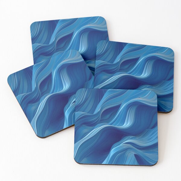 Item preview, Blue background texture made from smooth flowing designed and sold by isBotStore.