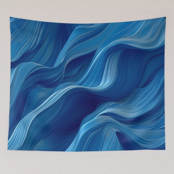 Item preview, Blue background texture made from smooth flowing designed and sold by isBotStore.