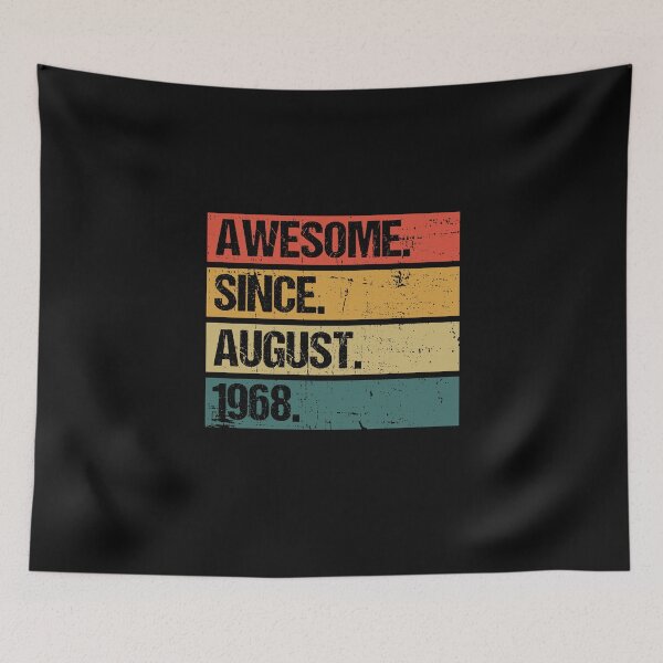 Item preview, Awesome Since August 1968 | Made In 1968 | Vintage August 1968 designed and sold by Christina-grich.