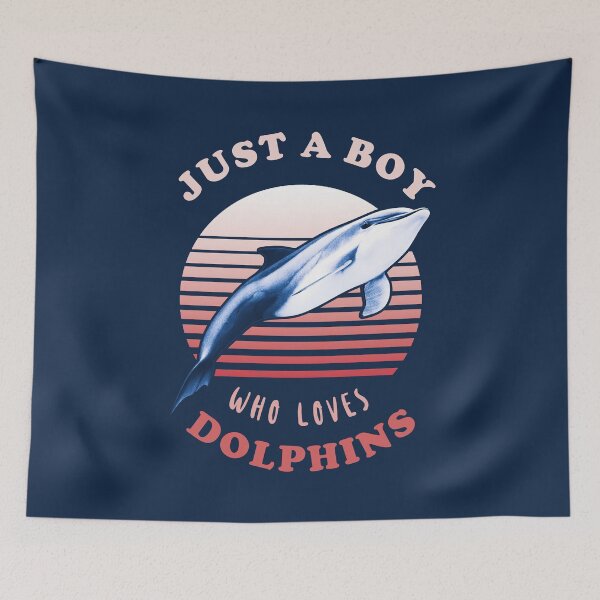 Item preview, Just A Boy Who Loves Dolphins designed and sold by TMBTM.