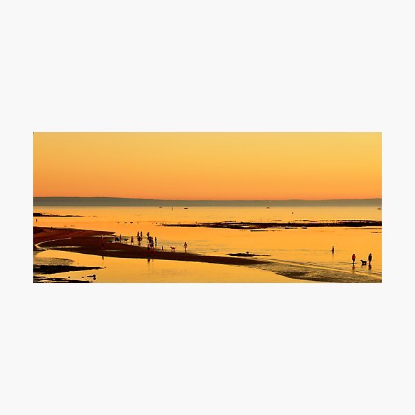 Evening at the beach Photographic Print