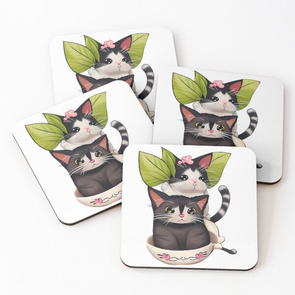 Item preview, Tea for Two: Cute Cats in a Teacup designed and sold by Dm4rt.