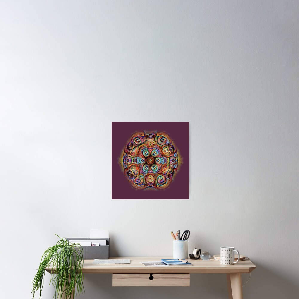 #DeepDreamed Amulet Poster
