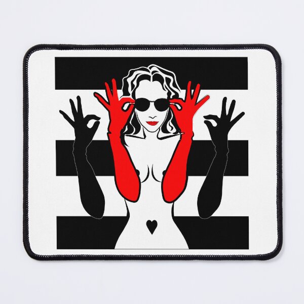 Item preview, Femme fatale with red lips designed and sold by uliklo.