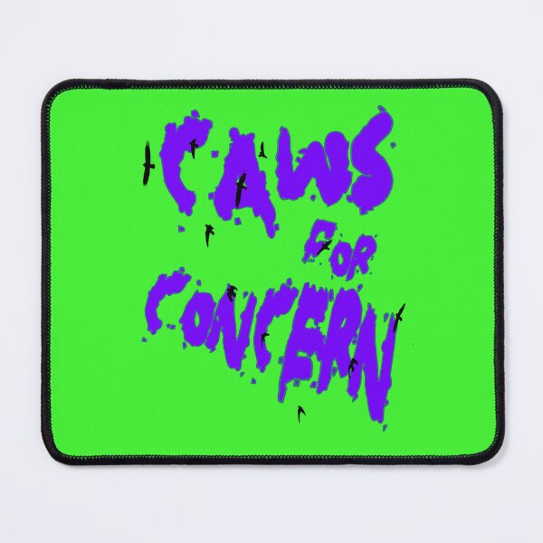 Item preview, Halloween Ravens Caws For Concern Fun Pun Purple Quote designed and sold by taiche.