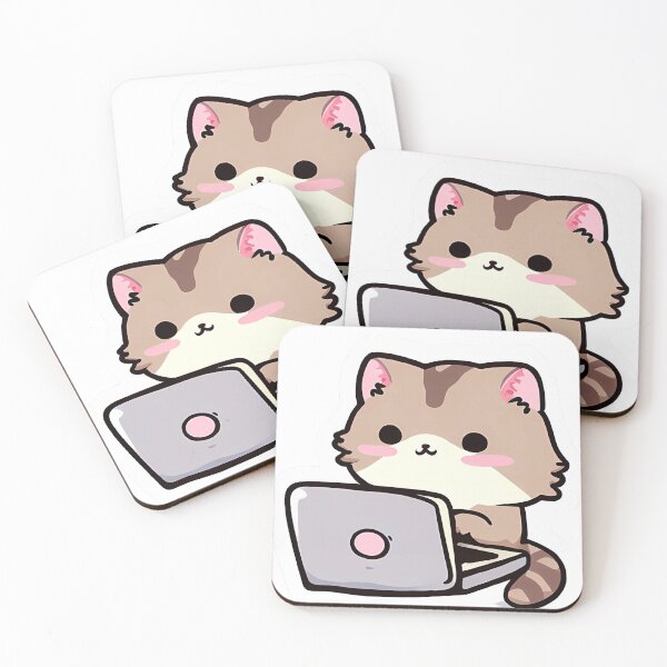 Item preview, Tech Whiskers: Cat using laptop designed and sold by Dm4rt.