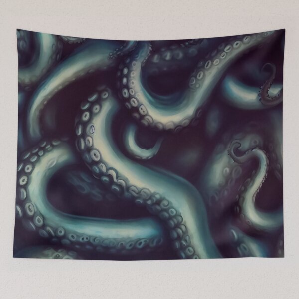 Item preview, Spooky tentacle pattern designed and sold by TomFrontierArt.