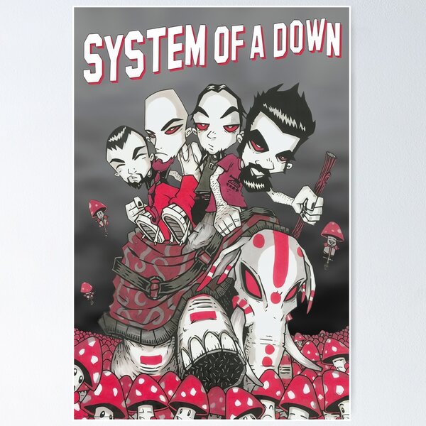 System of a Down - Toxicity Poster 36 x 24 - The Blacklight Zone