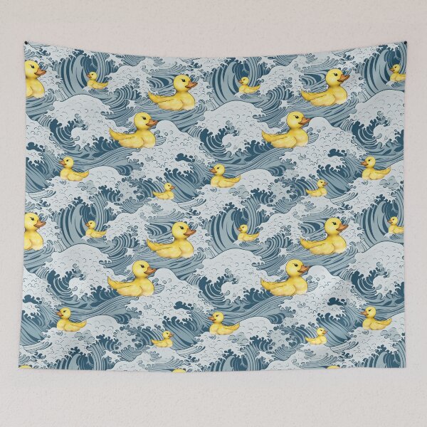 Item preview, Japanese Wave With Ducks designed and sold by Glenn Slingsby.