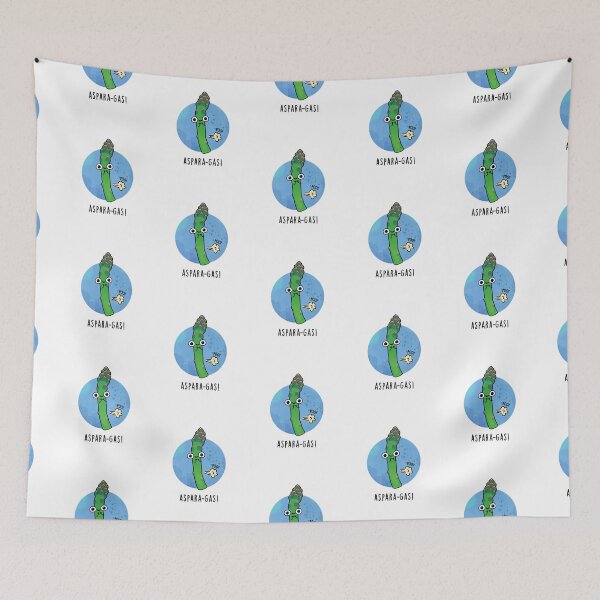 Item preview, Aspara-gas Funny Asparagus Veggie Puns  designed and sold by punnybone.