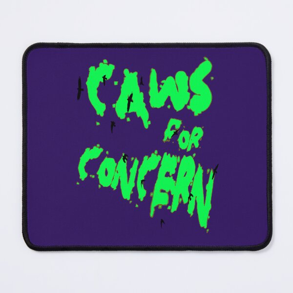 Item preview, Halloween Ravens Caws For Concern Fun Pun Green Quote designed and sold by taiche.
