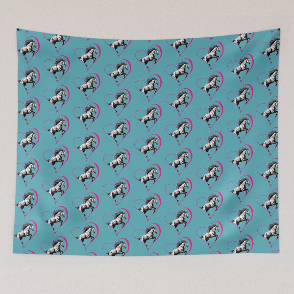 Item preview, Jumping Pony In A Heart designed and sold by HouseOfRosy.