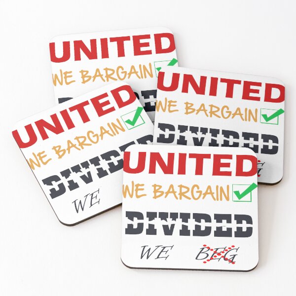 Item preview, United We Bargain Divided We Beg designed and sold by Studio-Pixel.