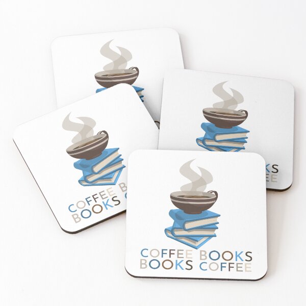 Item preview, Coffee and Books - Great Combination designed and sold by askthebookbug.