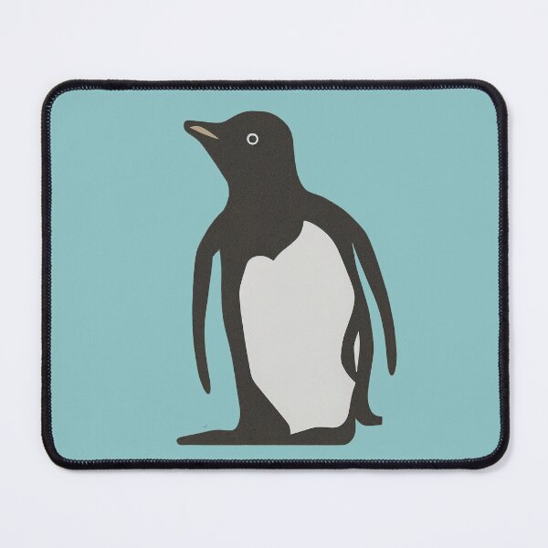 Item preview, Penguin drawing, black & white, art designed and sold by Time4Space.
